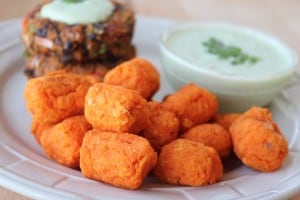 Homemade Baked Sweet Potato Tots