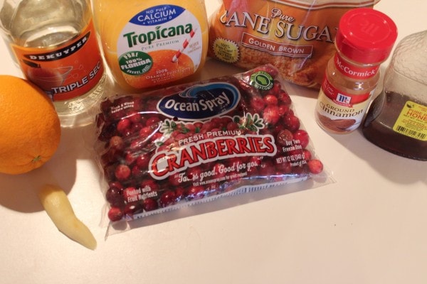 cranberries, orange juice, brown sugar, triple sec, ingredients, recipe