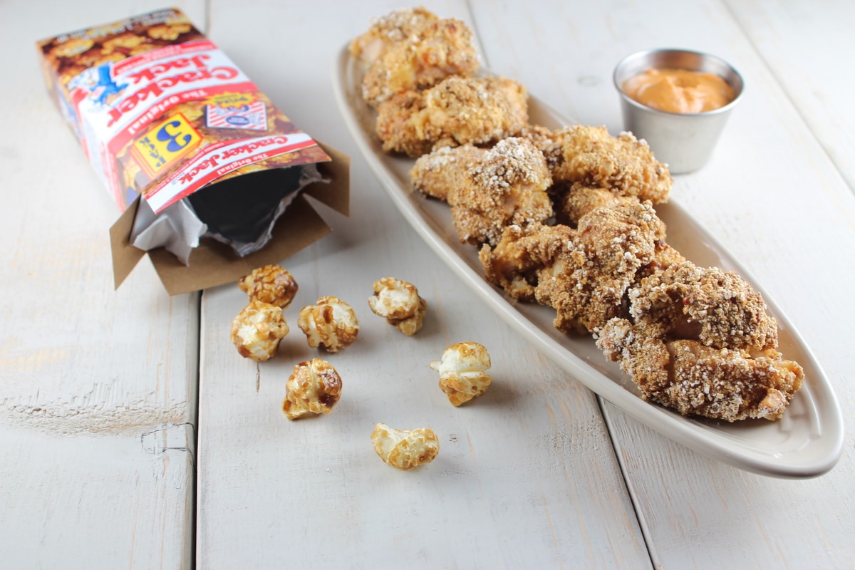 Cracker Jack Popcorn Chicken