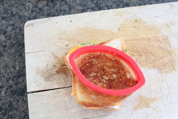 Football Shaped Grilled Cheese Recipe