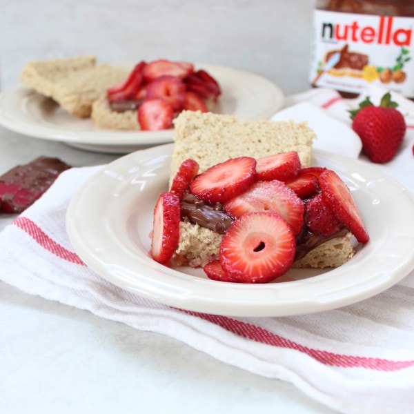 Nutella Strawberry Shortcake