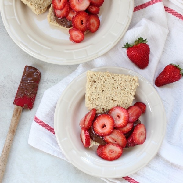Nutella Strawberry Shortcake