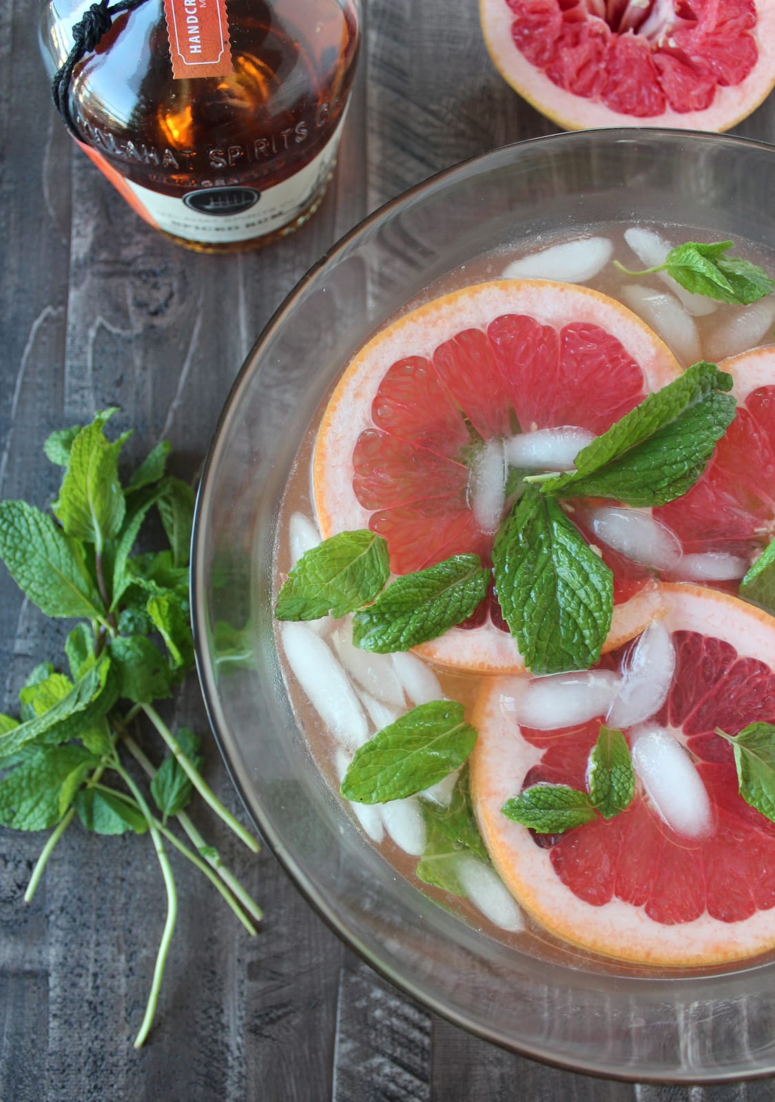 Grapefruit Ginger Spiced Rum Punch