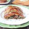 Cheesy Mushroom Spinach Puff Pastry