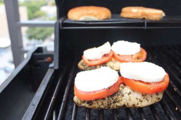 Caprese Grilled Chicken Sandwich Recipe