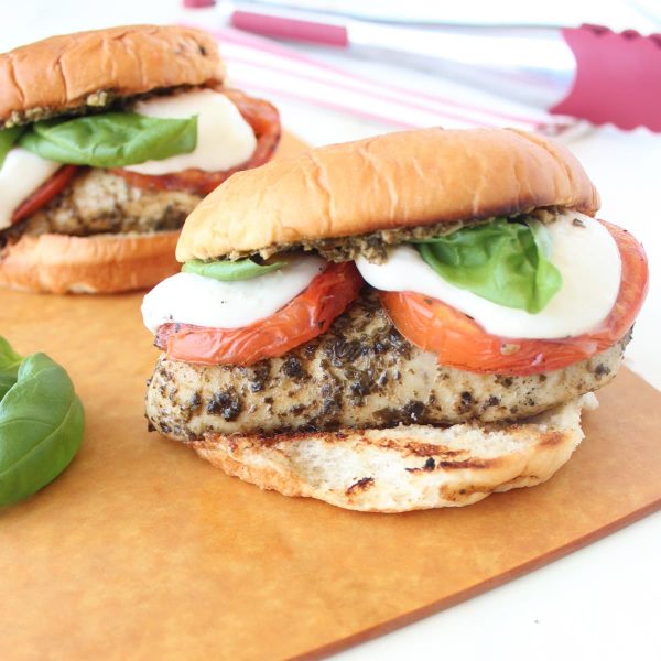 Caprese Grilled Chicken Sandwich Recipe
