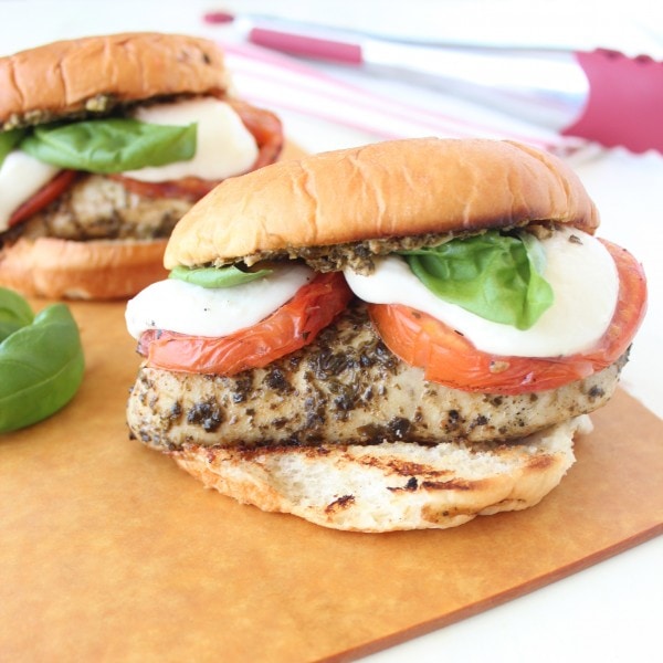 Caprese Grilled Chicken Sandwich Recipe