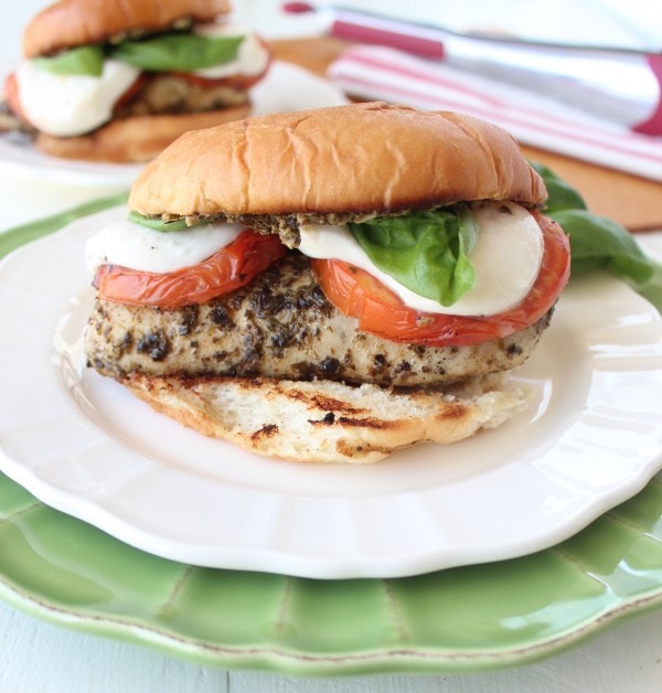 Grilled Chicken Caprese Sandwich