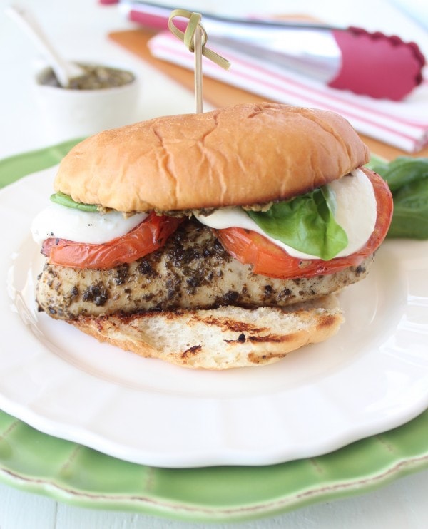 Grilled Caprese Chicken Sandwich Recipe