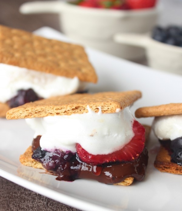 Grilled Berry S'Mores Recipe