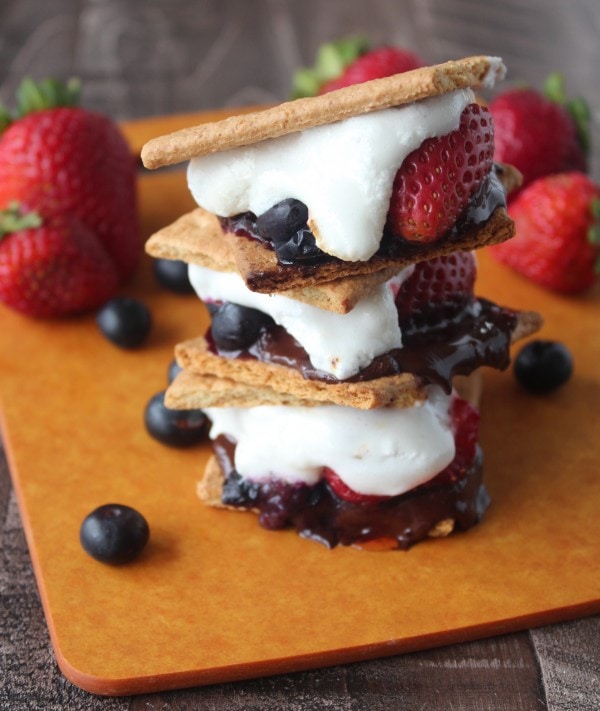 Grilled Berry Smores