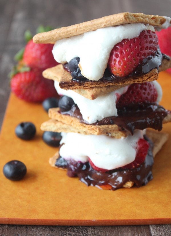 Grilled Berry S'Mores Recipe