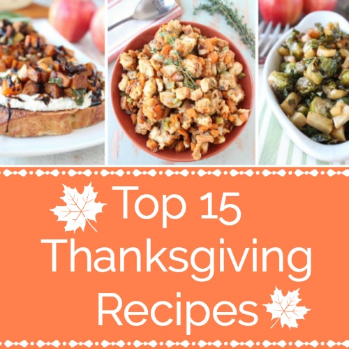 Top 15 Thanksgiving Recipes - WhitneyBond.com