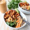 Thai Peanut Sweet Potato Buddha Bowl