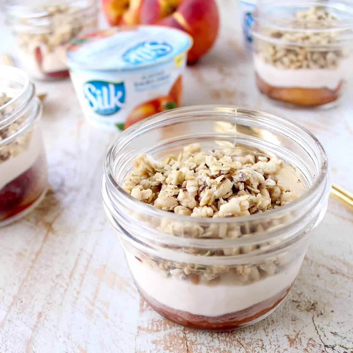 Vegan Parfait with Grilled Peaches - WhitneyBond.com