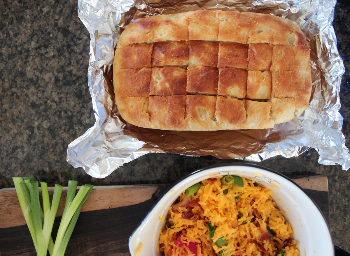 Cheesy Loaded Potato Bread