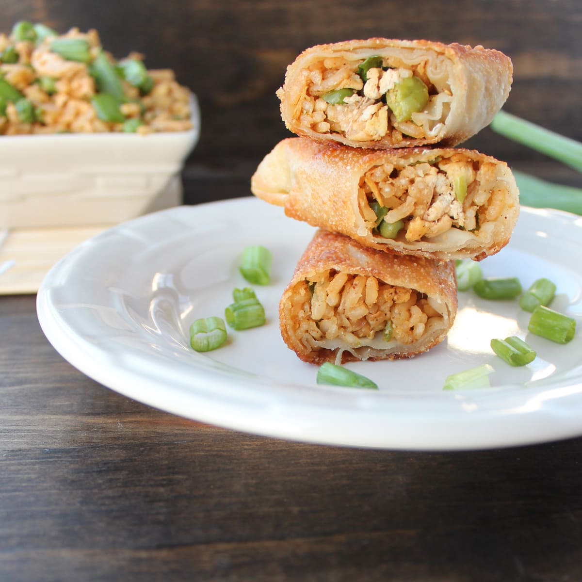 Crispy Lasagna Egg Rolls