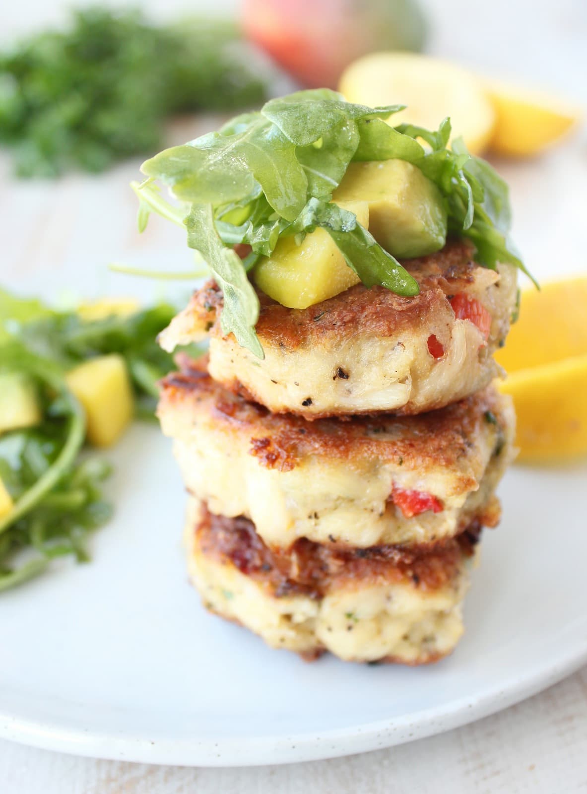 Jumbo Lump Crab Cakes Salad Recipe