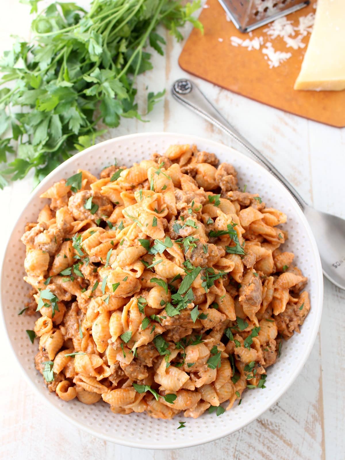 One-Pot Italian Shells and Cheese - The Defined Dish