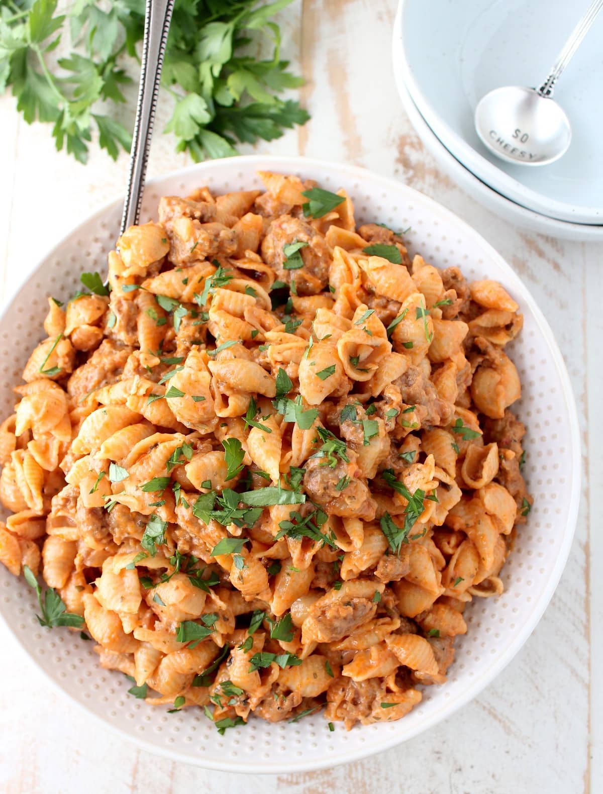 One-Pot Italian Shells and Cheese - The Defined Dish