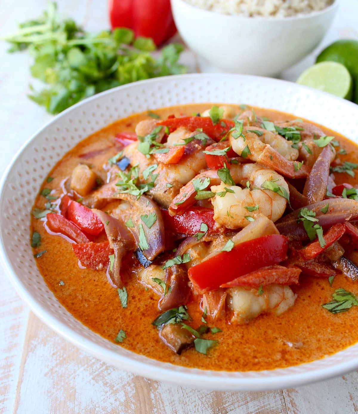 Omaha steaks red store curry shrimp