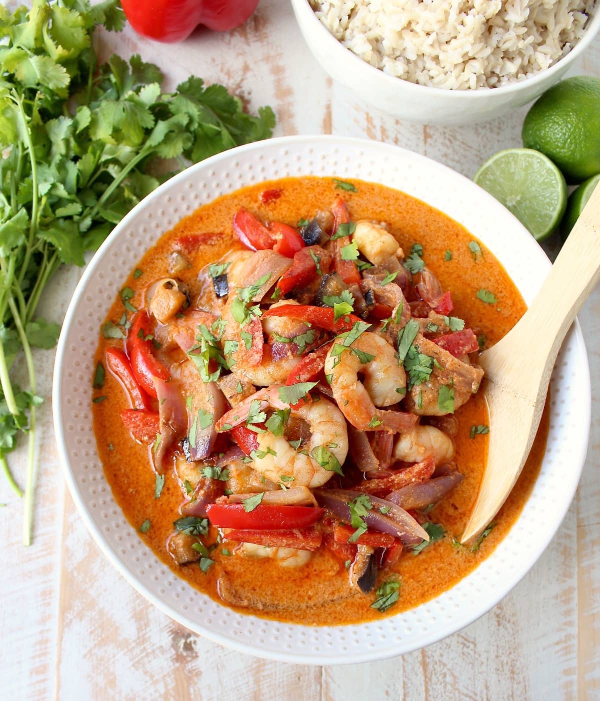 Omaha steaks red store curry shrimp