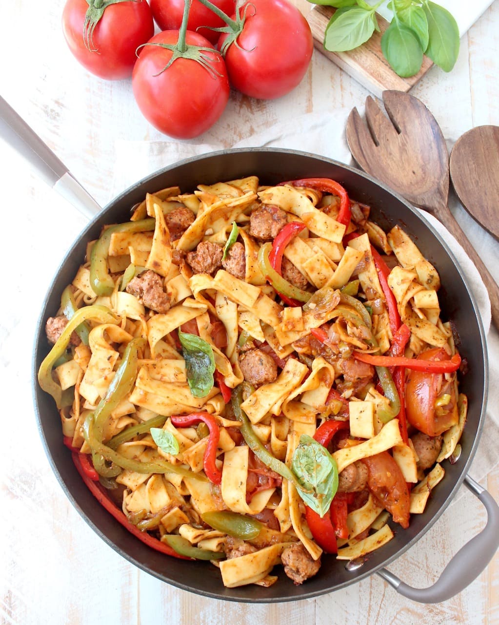 Italian Drunken Noodles Recipe 