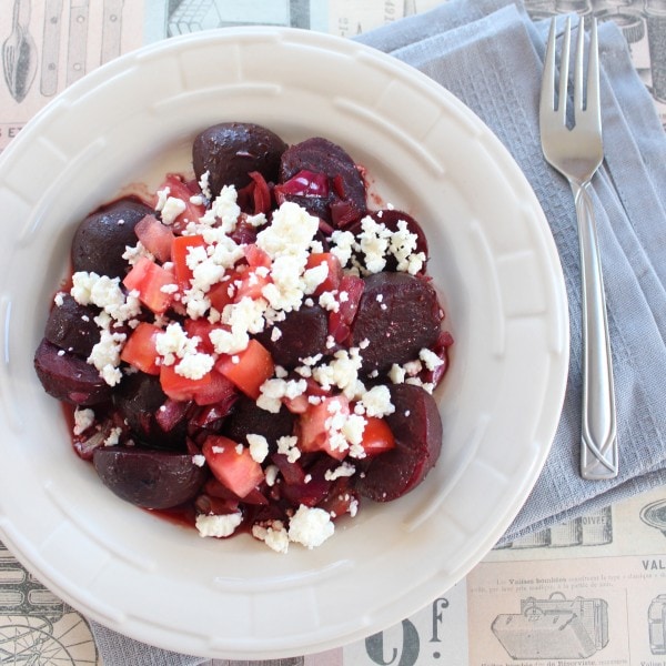 Caramelized Beet and Feta Cheese Salad Recipe