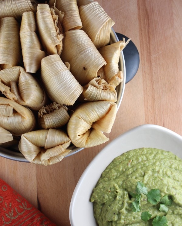 Sweet Corn and Chicken Tamales