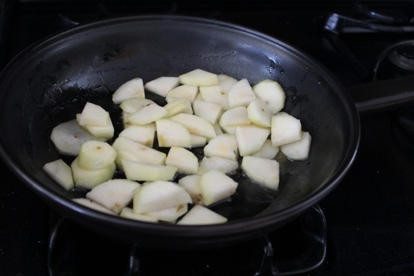 Caramelizing Pears