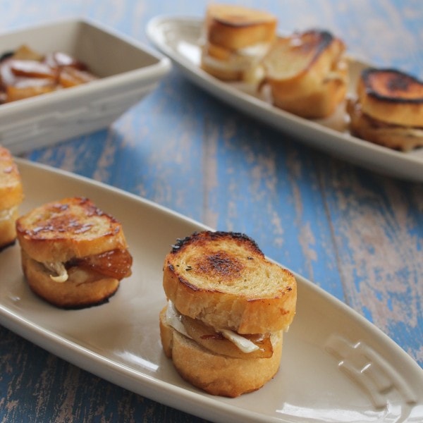 Caramelized Pear and Brie Grilled Cheese