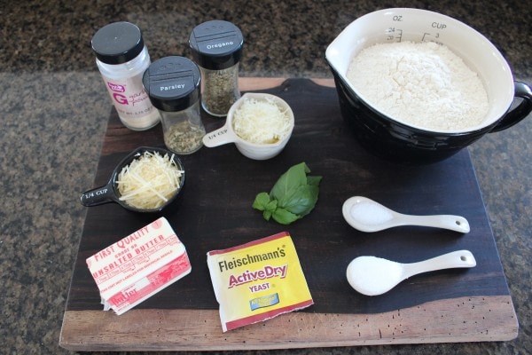 Garlic Herb Breadstick Ingredients