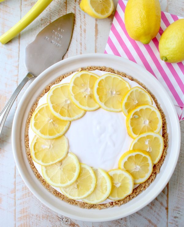 Nothing beats my Grandma Meme's Pink Lemonade Pie Recipe on a warm day! It's the perfect Summer dessert and so easy to make!