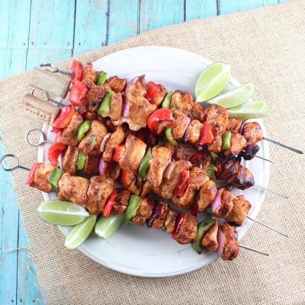 Chipotle Lime Grilled Chicken Skewers