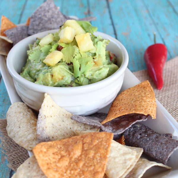 Pineapple Tomatillo Guacamole