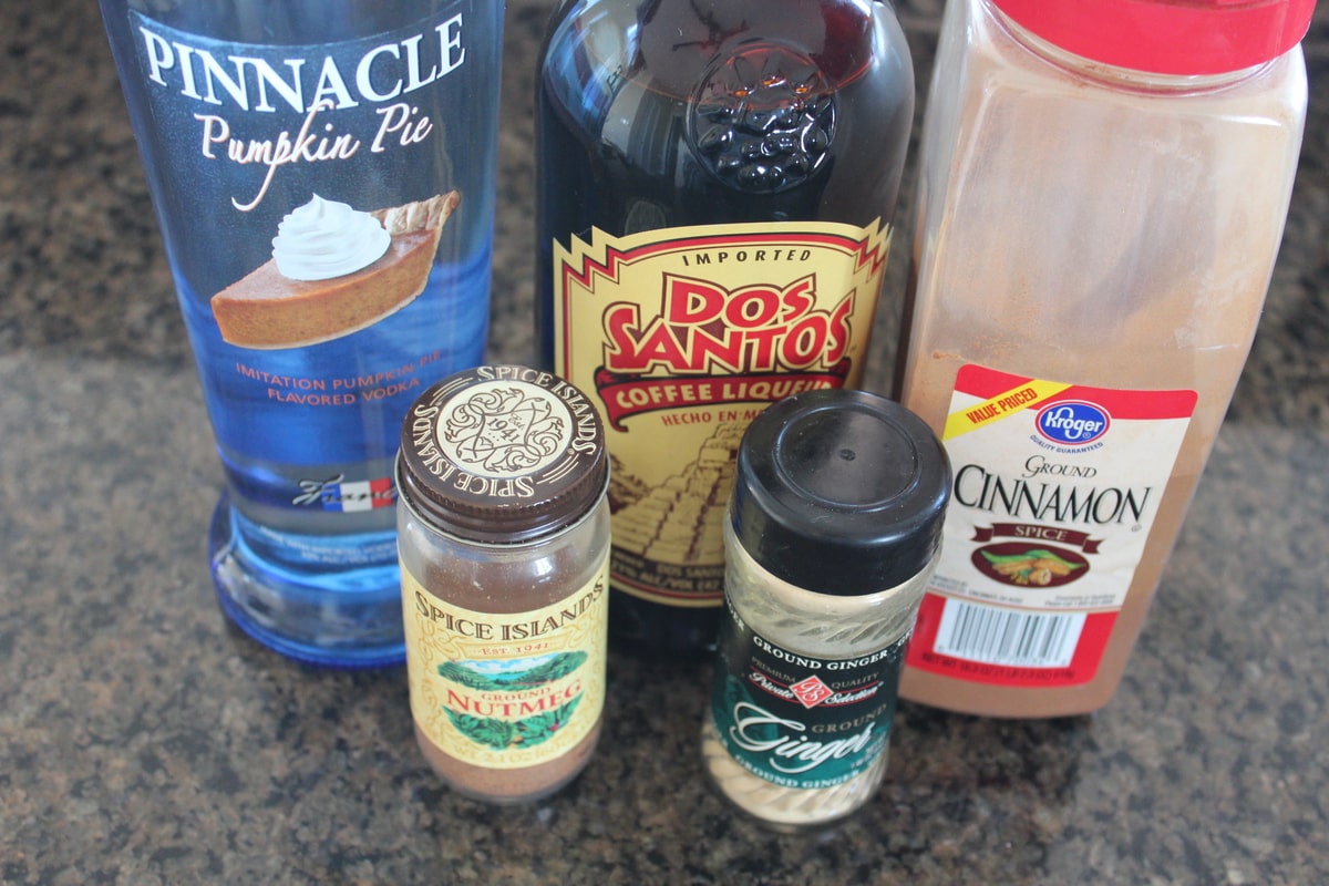 Pumpkin Spice Latte Martini Ingredients