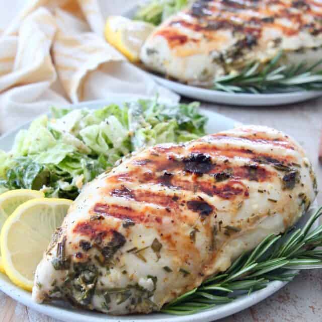 Easy Lemon Rosemary Chicken Recipe - WhitneyBond.com