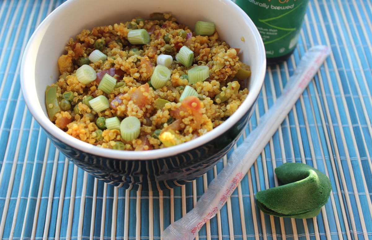 Curry Fried Quinoa