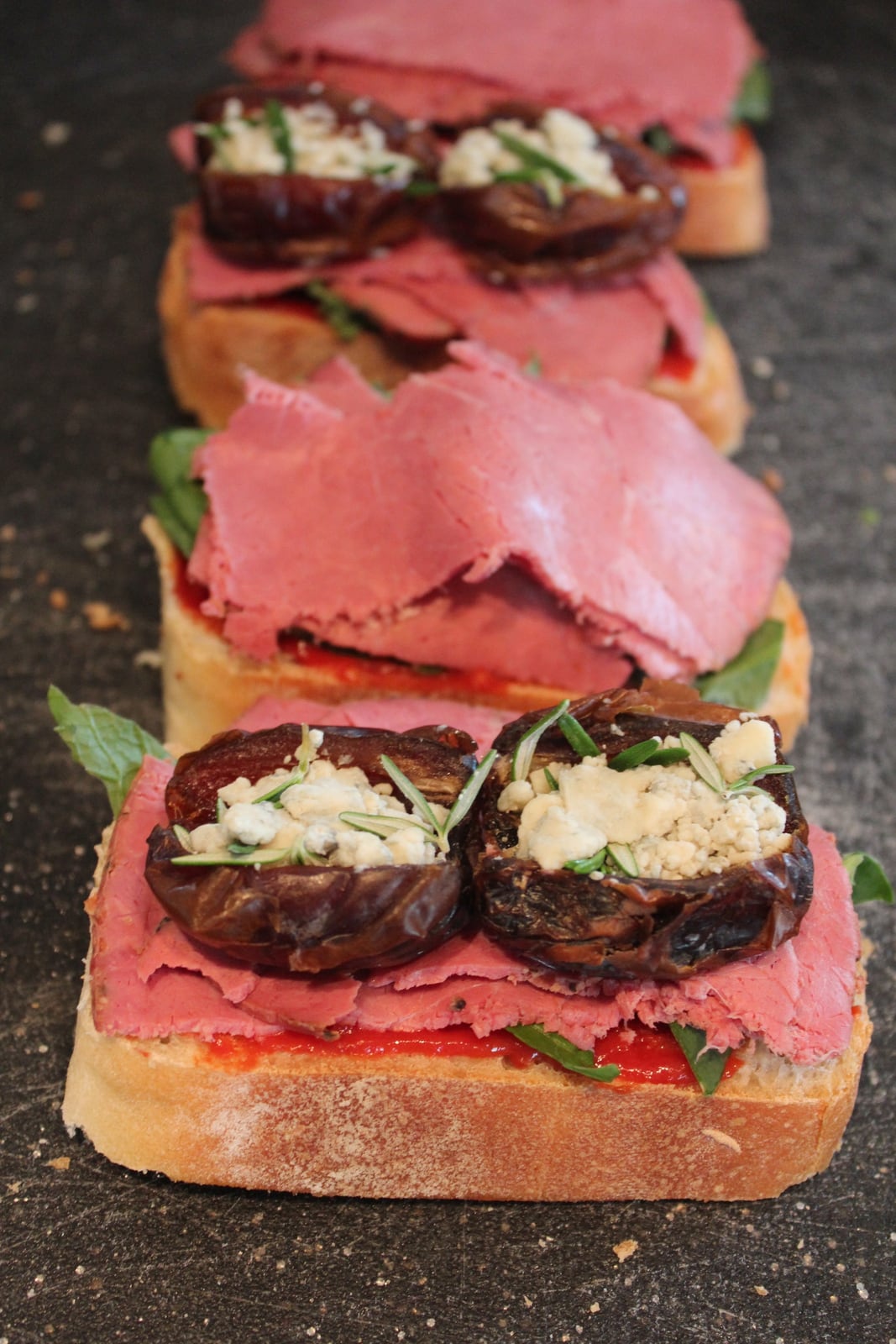 Chopped Challenge Thursday Tomato Paste, Dates, Pastrami and Turnip Greens