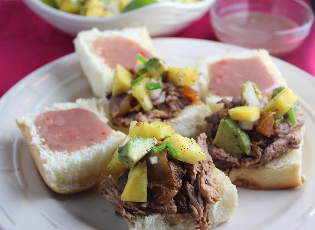 Chopped Challenge Thursday Poi, Jicama, Pineapple and Kimchee