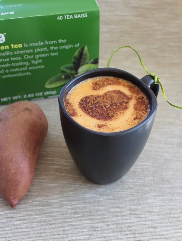 goguma latte, green tea latte, sweet potato latte, goguma green tea latte, sweet potato green tea latte, goguma latte recipe, allaboutcha goguma latte, korean goguma latte recipe, korean sweet potato latte, homemade goguma latte