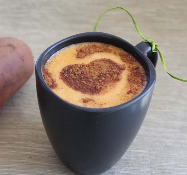 goguma latte, green tea latte, sweet potato latte, goguma green tea latte, sweet potato green tea latte, goguma latte recipe, allaboutcha goguma latte, korean goguma latte recipe, korean sweet potato latte, homemade goguma latte