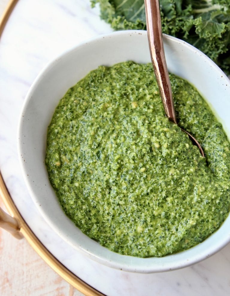 Kale Pesto Easy 5 Minute Recipe