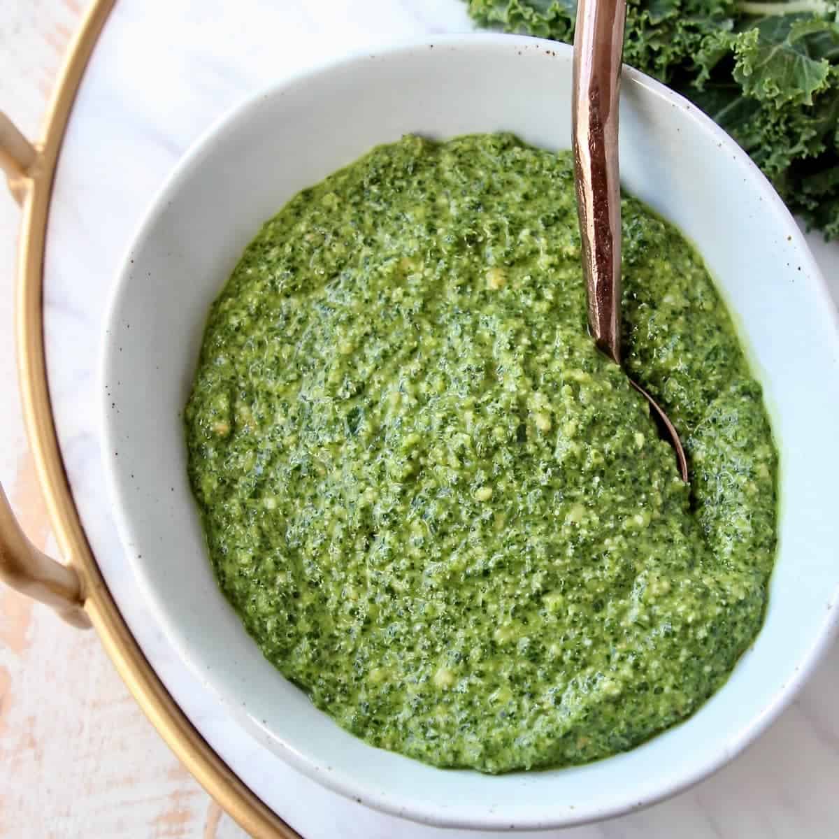 Kale Pesto Easy 5 Minute Recipe