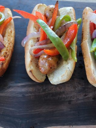 Grilled Italian Sausage and Peppers