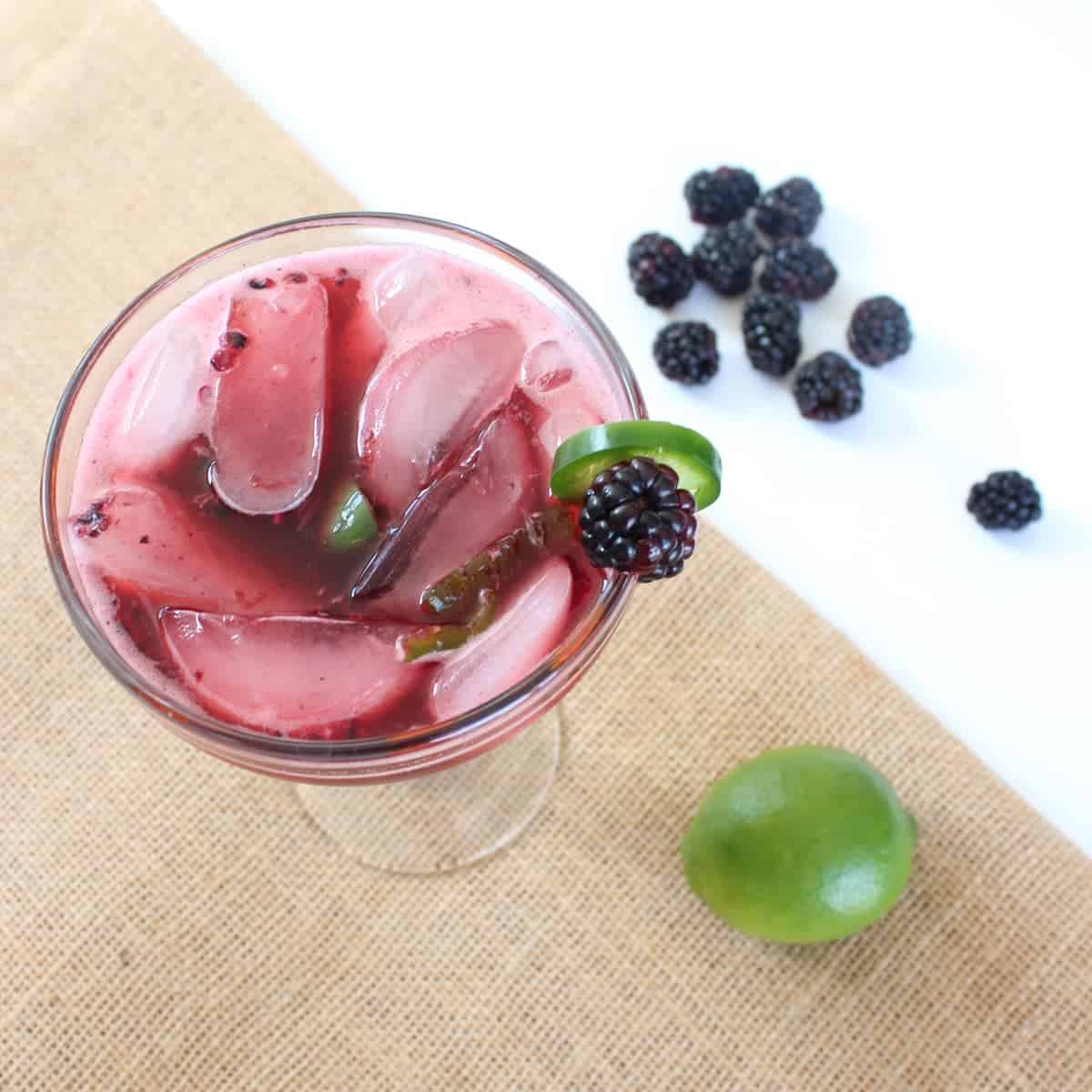 Fresh Blackberry Margarita