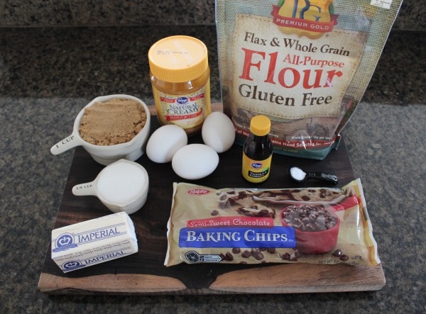 Gluten Free Peanut Butter Bar Ingredients