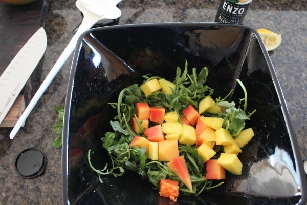 Arugula Mango Shrimp Salad Recipe