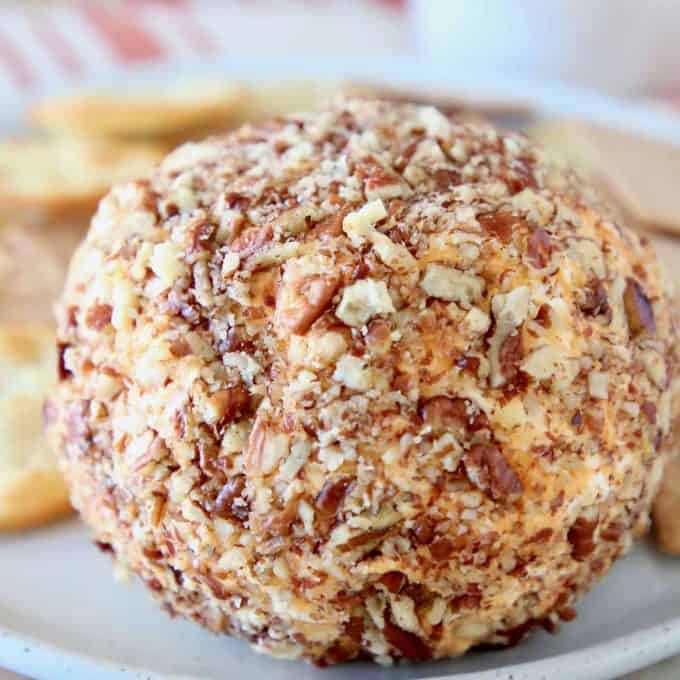 Buffalo Cheddar Cream Cheese Ball Recipe | WhitneyBond.com