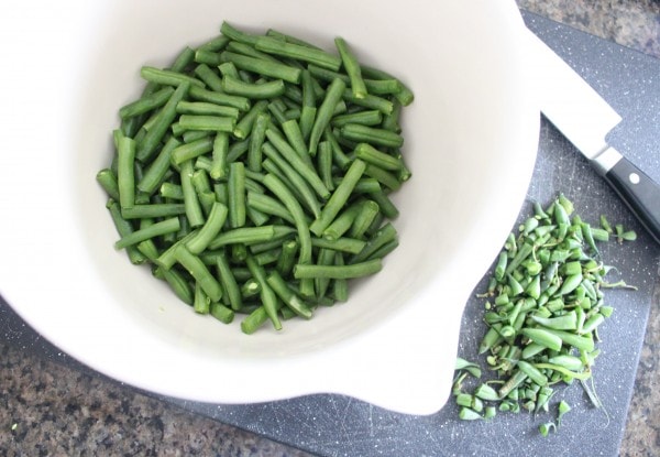 Chopped Fresh Green Beans